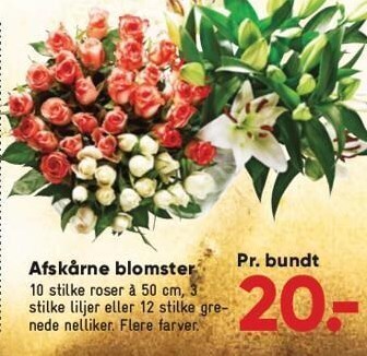 Bilka Afskårne blomster tilbud
