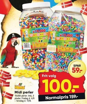 Bilka Midi perler tilbud