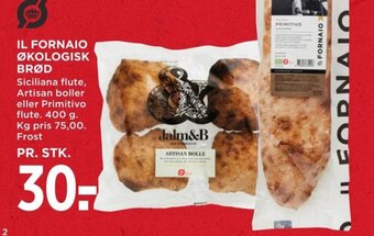 IL FORNAIO ØKOLOGISK BRØD