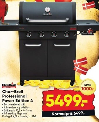 Bilka Char-broil professional power edition 4 tilbud