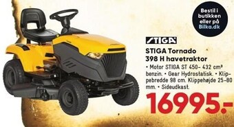 Bilka Stiga tornado 398 h havetraktor tilbud