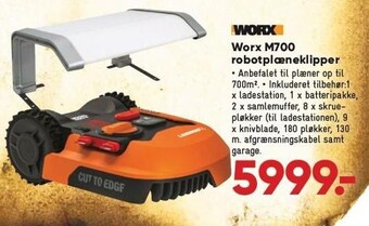 Bilka Worx m700 robotplæneklipper tilbud