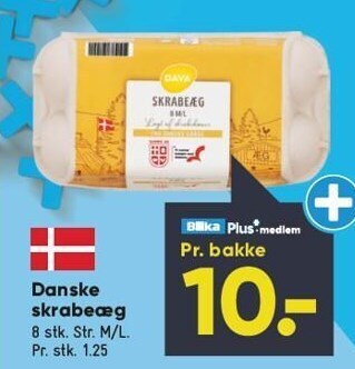 Bilka Dava danske skrabeæg tilbud