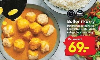 Bilka Boller i karry tilbud