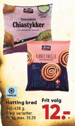 Bilka Hatting brød tilbud
