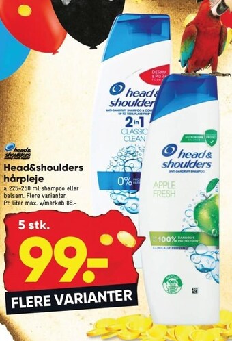 Bilka Head&shoulders hårpleje tilbud