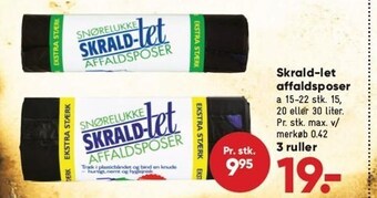 Bilka Skrald-let affaldsposer tilbud