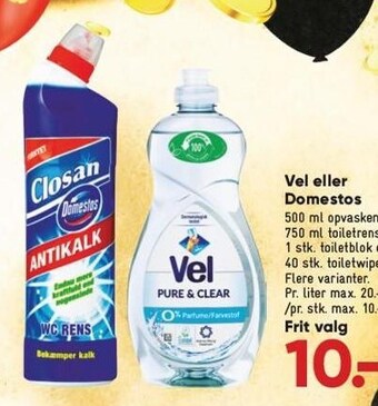 Bilka Vel eller domestos tilbud