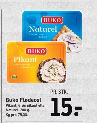 SPAR Buko flødeost tilbud