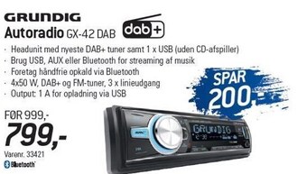 Thansen Grundig autoradio tilbud