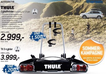 Thansen Thule cykelholder tilbud