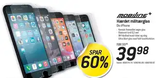 Thansen Mobiline+ hærdet militærglas tilbud
