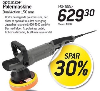 Thansen Optimize polermaskine tilbud