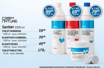 Thansen Camp+ nature sanitet tilbud