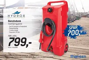 Hydrox benzindunk
