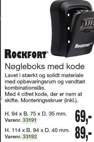 Harald Nyborg Nøgleboks med kode tilbud