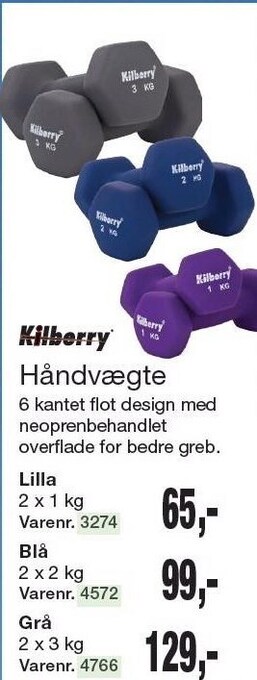 Harald Nyborg Håndvægte tilbud