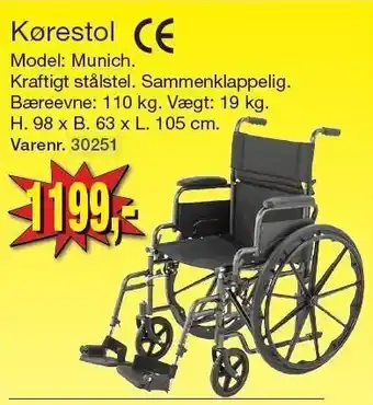 Harald Nyborg Kørestol munich tilbud