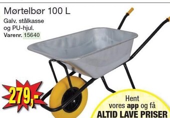 Harald Nyborg Mørtelbør 100 l tilbud