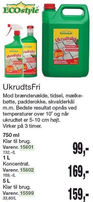 Harald Nyborg Ukrudtsfri tilbud