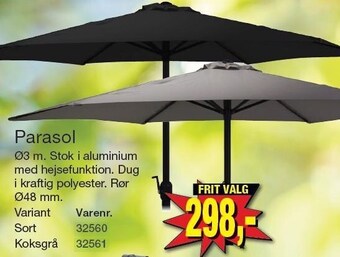 Harald Nyborg Parasol tilbud