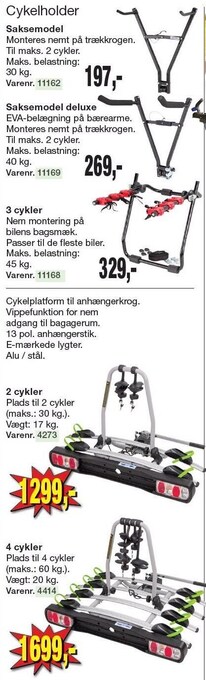Harald Nyborg Cykelholder tilbud