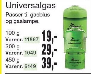 Harald Nyborg Universalgas tilbud