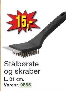 Harald Nyborg Stålbørste og skraber tilbud