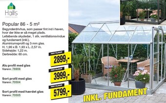 Harald Nyborg Popular 86 - 5 m2 tilbud