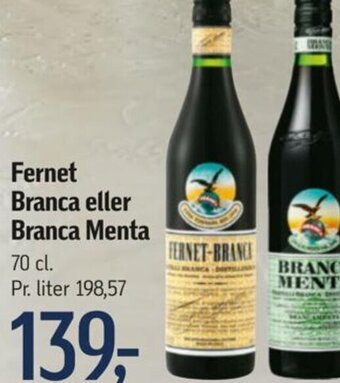 Føtex Fernet Branca eller Branca Menta tilbud