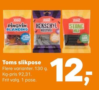Kvickly Toms slikpose tilbud