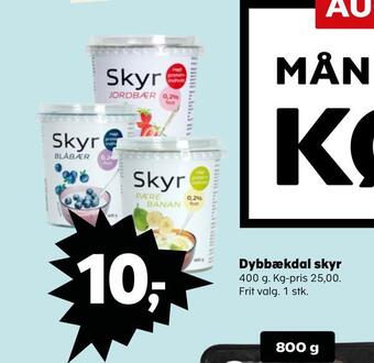 Kvickly Dybbækdal skyr tilbud