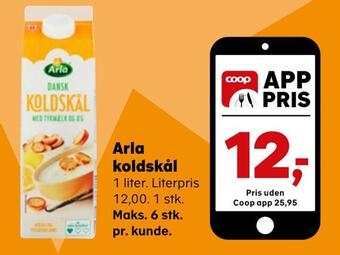Kvickly Arla koldskål tilbud