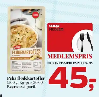Peka flødekartofler