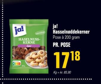 Ja! hasselnøddekerner