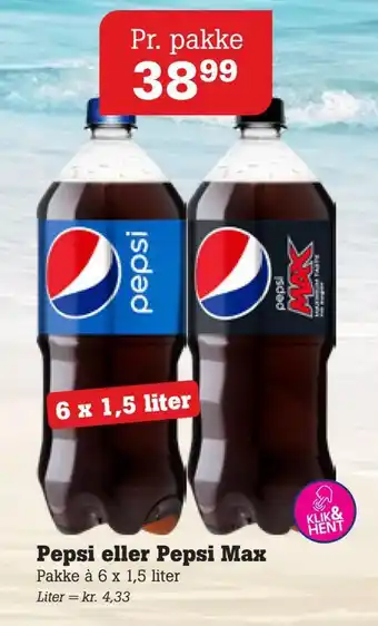 Poetzsch Padborg Pepsi eller pepsi max tilbud