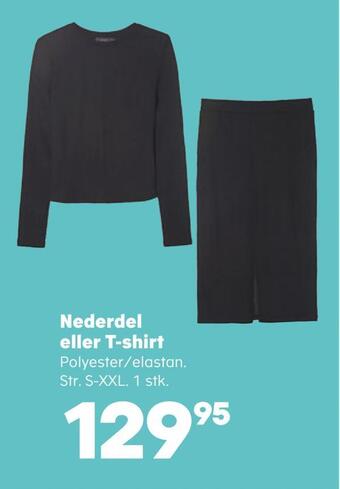 Kvickly Nederdel eller t-shirt tilbud