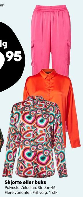 Kvickly Skjorte eller buks tilbud