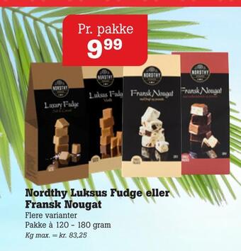Poetzsch Padborg Nordthy luksus fudge eller fransk nougat tilbud