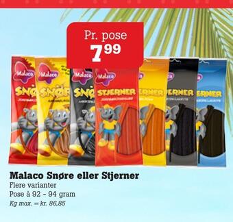 Poetzsch Padborg Malaco snøre eller stjerner tilbud