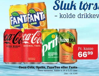 Poetzsch Padborg Coca-cola, sprite, fuzetea eller fanta tilbud