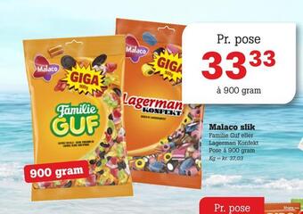 Poetzsch Padborg Malaco slik tilbud