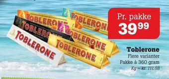 Poetzsch Padborg Toblerone tilbud
