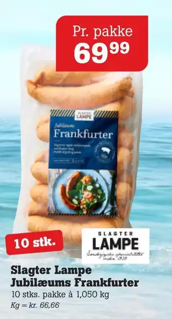 Poetzsch Padborg Slagter lampe jubilæums frankfurter tilbud