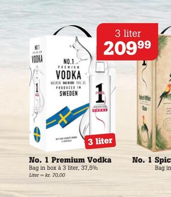 No. 1 premium vodka