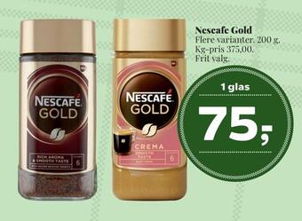 Dagli'Brugsen Nescafe gold tilbud