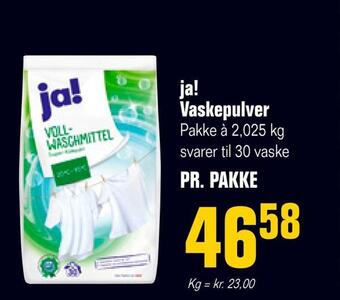 Poetzsch Padborg Ja! vaskepulver tilbud