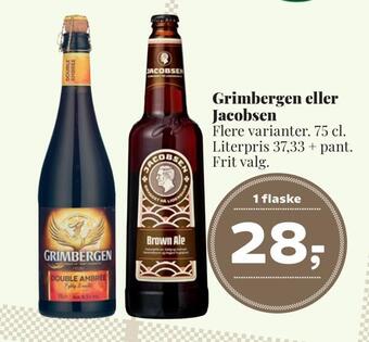 Dagli'Brugsen Grimbergen eller jacobsen tilbud