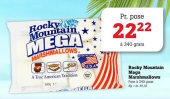 Rocky mountain mega marshmallows