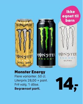 SuperBrugsen Monster energy tilbud